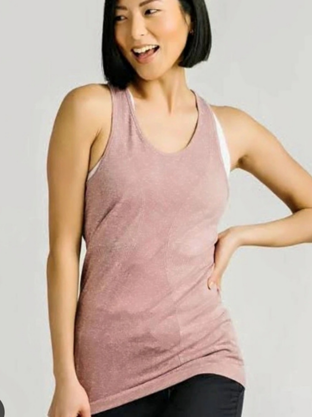 Zyia Pink Athletic Tank Top Size Small